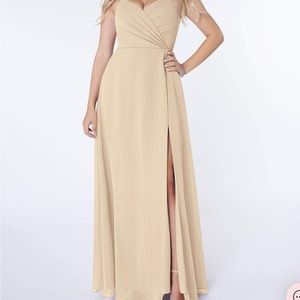 Azazie Champage Dress